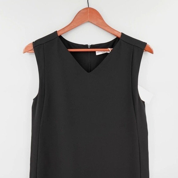 Ottod'Ame Shift Dress 6 Black Sleeveless Minimalist - Picture 3 of 16
